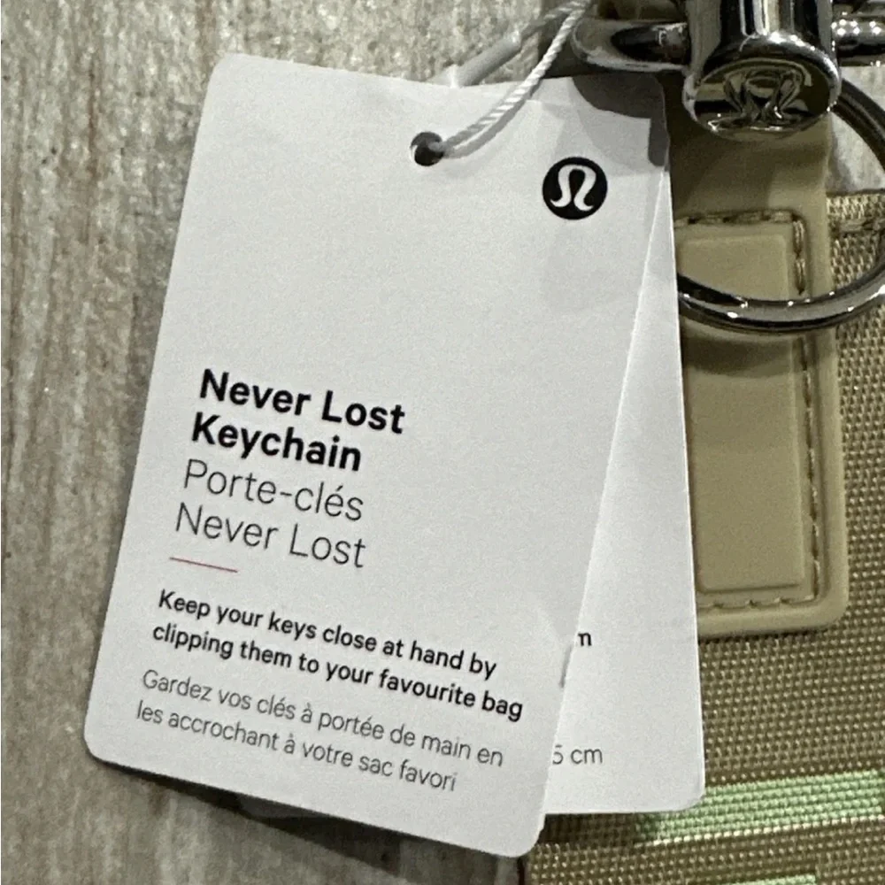 Lululemon Never Lost Keychain Trench / Pistachio BRAND NEW